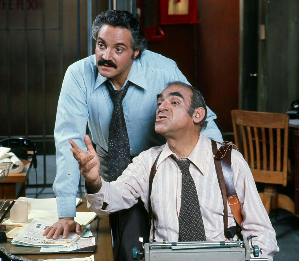 Hal Linden and Abe Vigoda