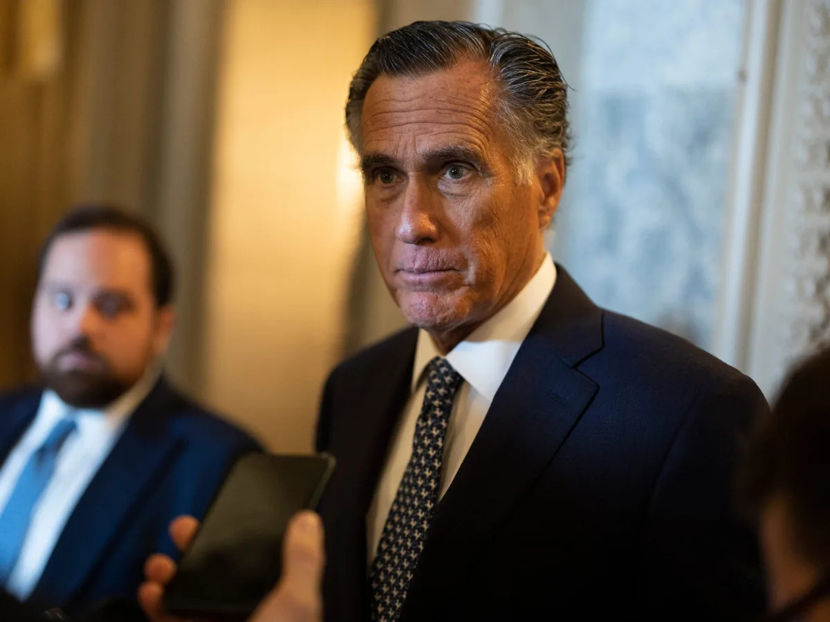 Mitt Romney says a return of Donald Trump would feed the nation's 'sickness, pro..
