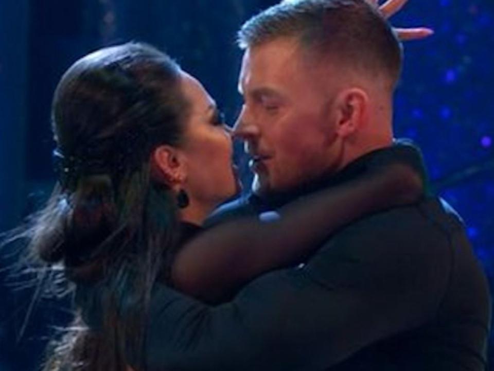 Katya Jones and Adam Peaty almost kissed on ‘Strictly Come Dancing’ (BBC)
