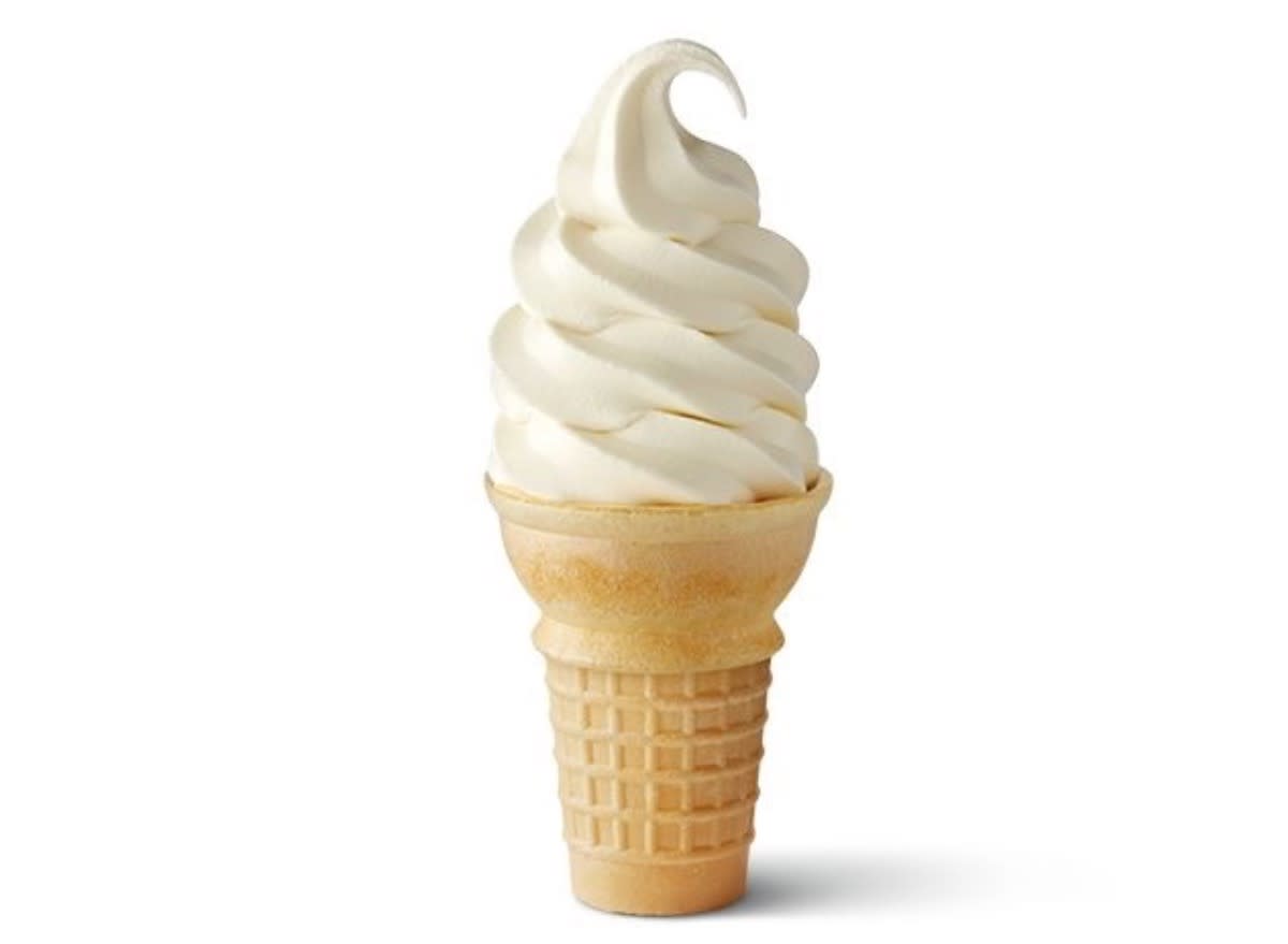 McDonalds soft serve cone