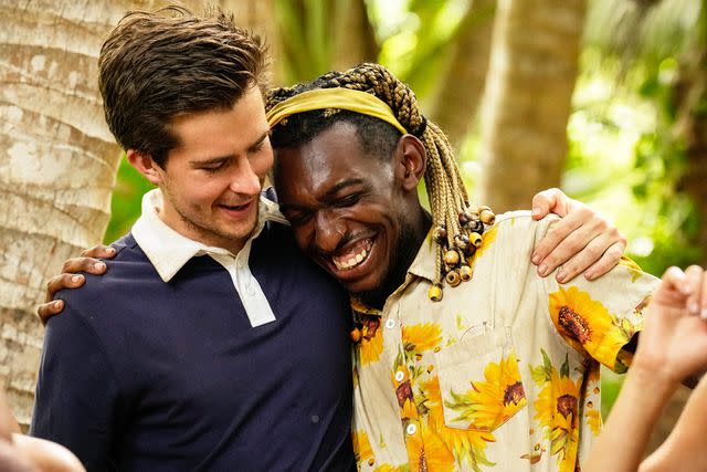 <p>Robert Voets/CBS</p> Charlie Davis and Tevin Davis on 'Survivor 46'