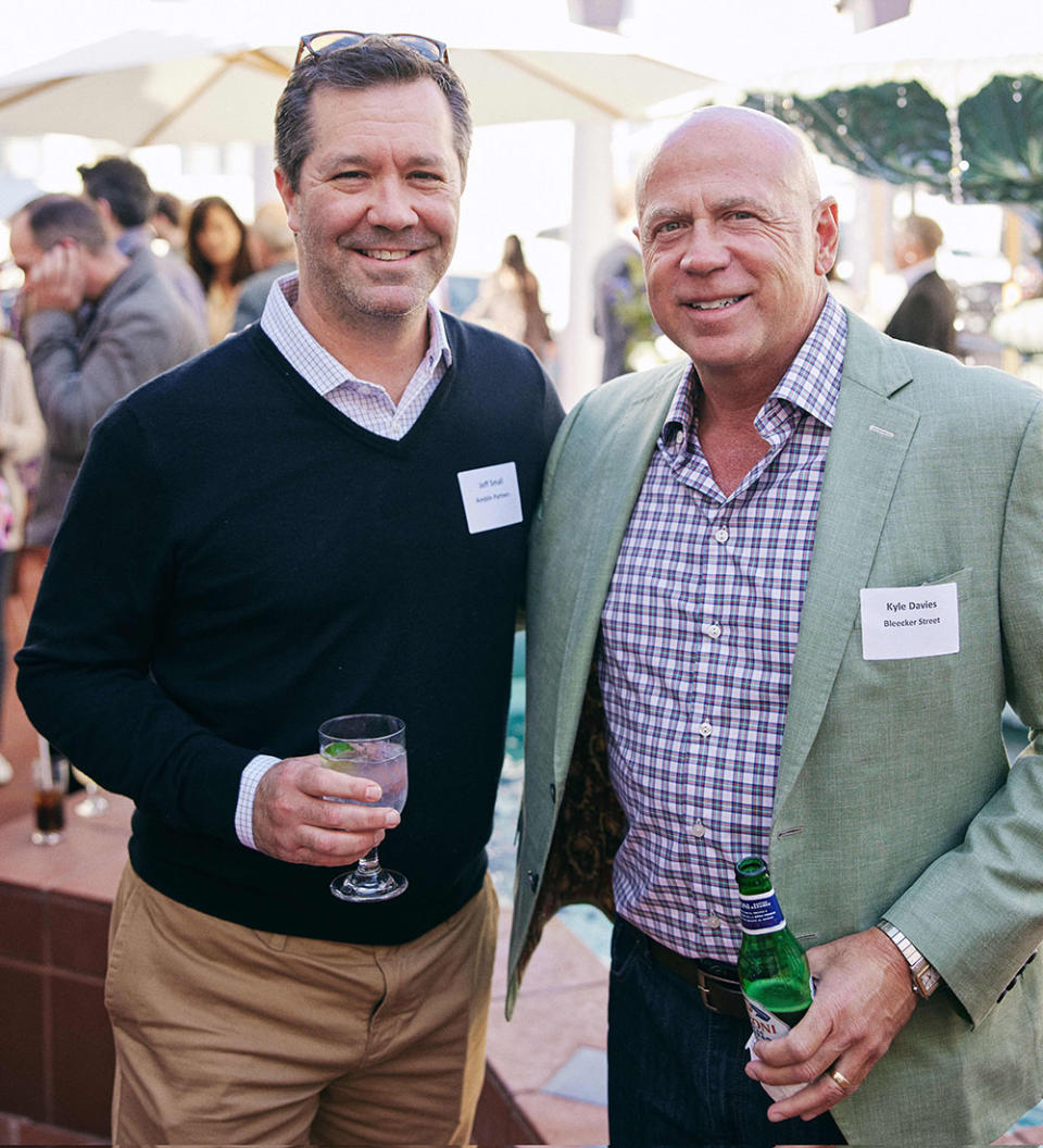 Jeff Small, CEO Amblin Partners and Kyle Davies, president of distribution at Bleecker Street. - Credit: Courtesy of Brandon Kidd