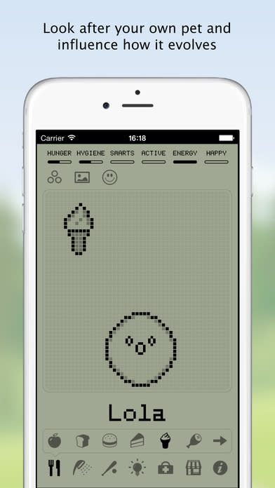 Hatchi - A retro virtual pet 另人懷念的電子寵物遊戲，app說明由三嘻行動哇@Dr.愛瘋所提供