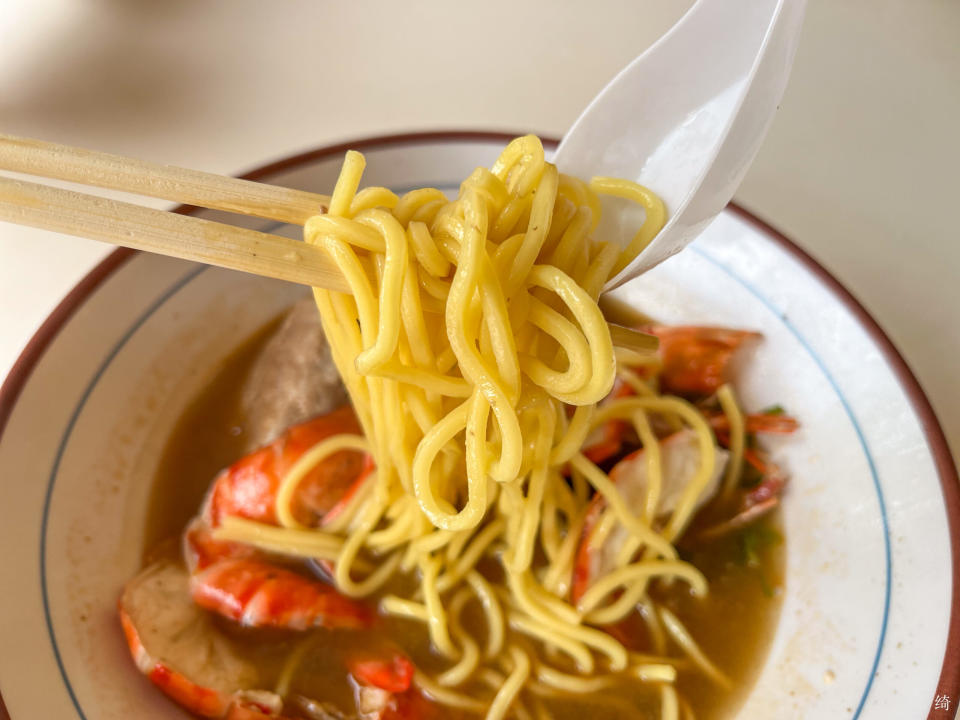 Adam Rd (三哥) Prawn Noodle - Prawn Mee Yellow Noodles