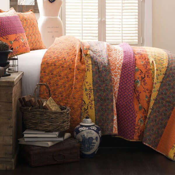 Somerton Reversible 3-Piece Quilt Set