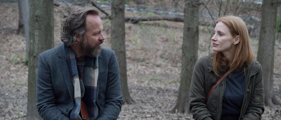 Peter Sarsgaard y Jessica Chastain en Memory, de Michel Franco (Imagen: Indiewire)