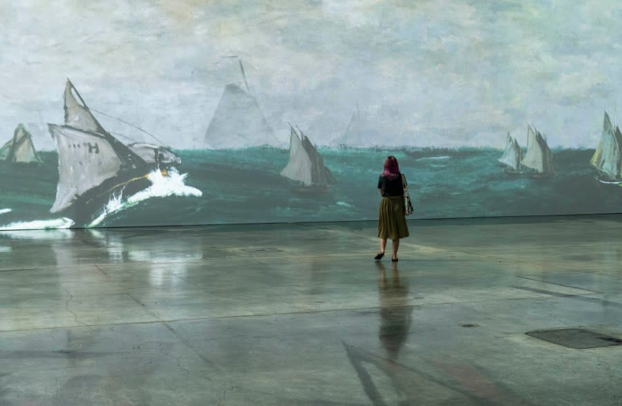 People exploring Beyond Monet. (Courtesy of Business Wire)
