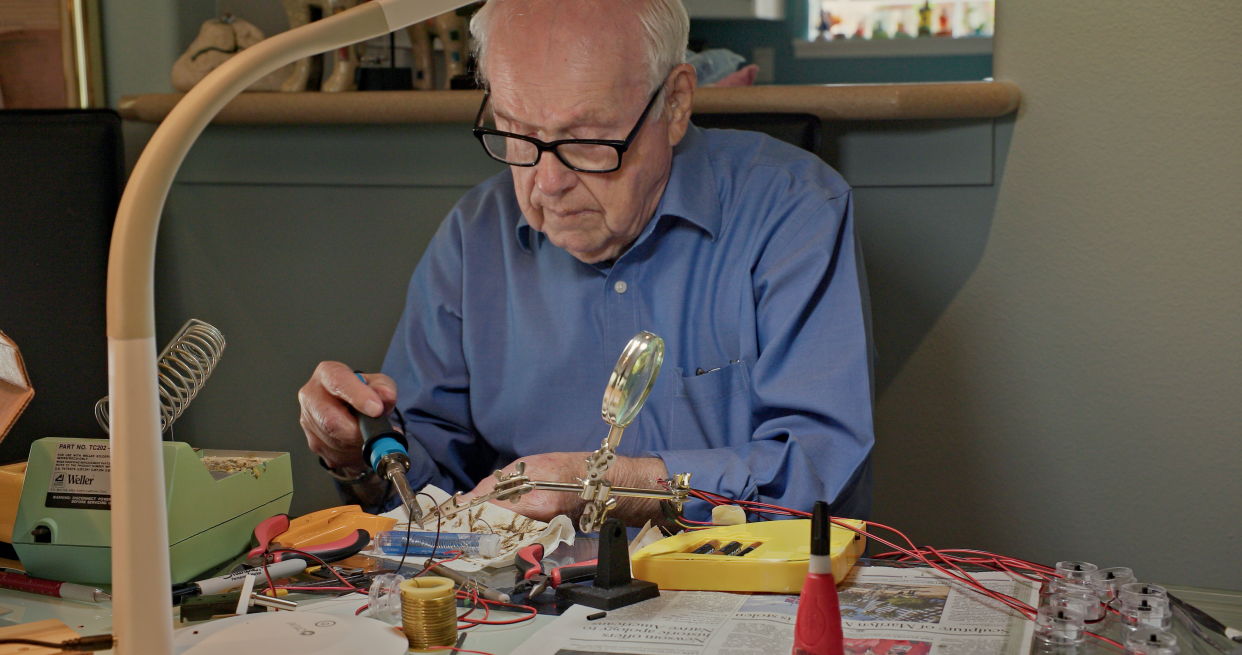Eddy Goldfarb, the 102-year-old inventor of the most iconic toys and gags in history is the subject of a documentary film about his life, and its just as entertaining as you think it is. (Lyn Goldfarb)