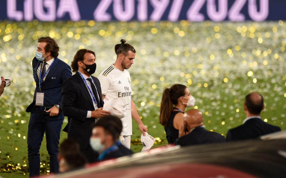 Bale was an unused sub for the final stretch of games for Real - Getty Images