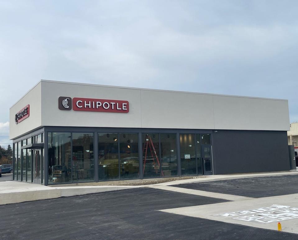 Construction of a new Chipotle Mexican Grill restaurant along Scalp Avenue in Johnstown is nearly complete; the restaurant is scheduled to open in November. A second location, in Somerset, is scheduled to open next year in part of the former Kings restaurant building.