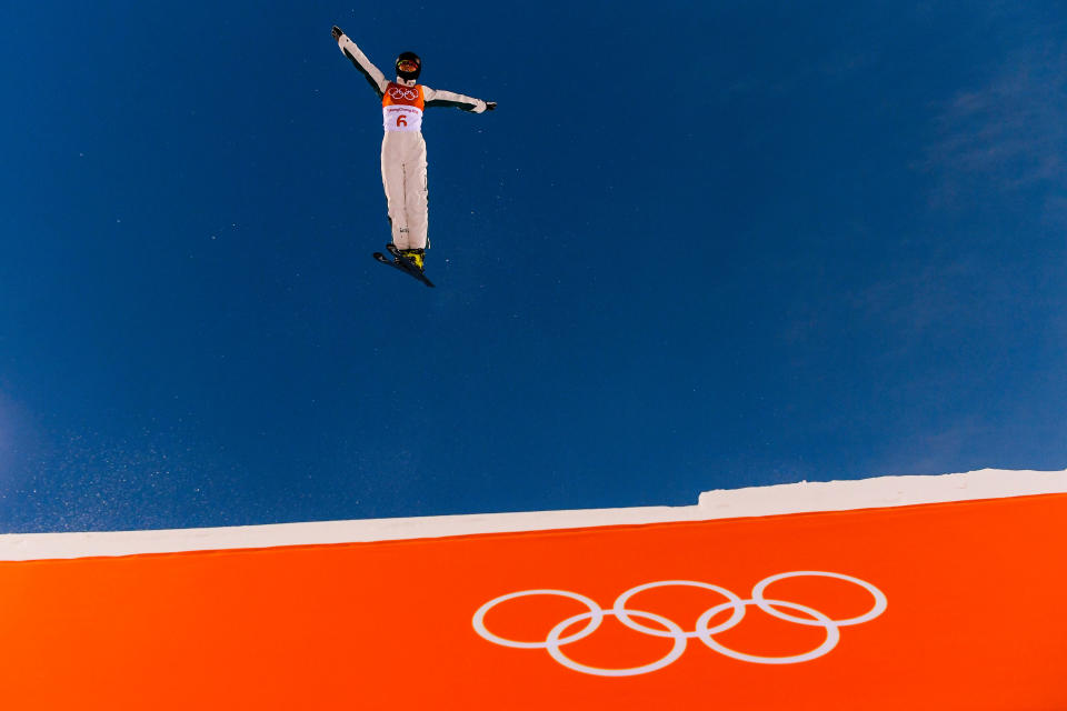 <p>Danielle Scott of Australia practices during Freestyle Skiing Aerials training on day one of the PyeongChang 2018 Winter Olympic Games at Phoenix Snow Park on February 10, 2018 in Pyeongchang-gun, South Korea. (Photo by David Ramos/Getty Images) </p>