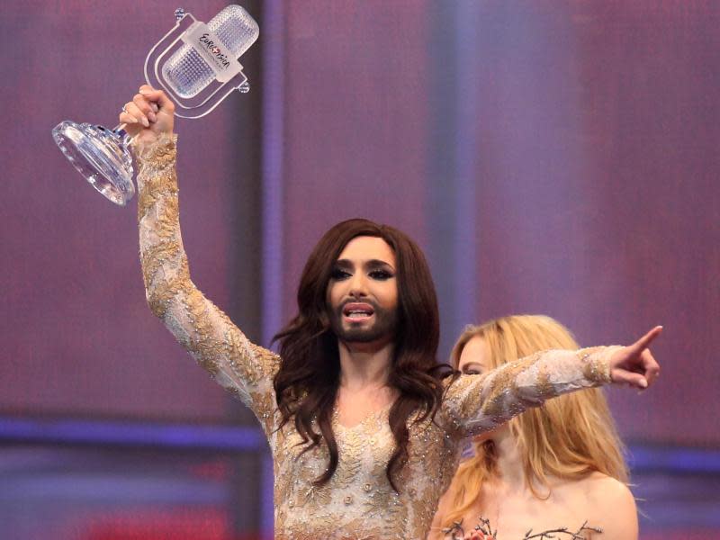 Conchita Wurst hat gewonnen. Foto: Jörg Carstensen