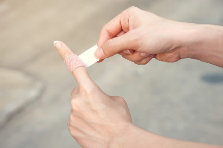 Have we been applying plasters all wrong? [Photo: Getty]