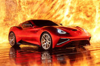 <p>When the original Icona Vulcano was unveiled in 2013 at the Shanghai motor show it featured a <strong>950bhp</strong> powertrain that consisted of a <strong>790bhp</strong> V12 petrol engine and a 160bhp electric motor. By 2015 this had been swapped for a supercharged 6.2-litre V8 supplied by General Motors and rated at 661bhp – but capable of being tuned to as much as 986bhp.</p><p>The other big change for 2015 was a move to titanium bodywork – the first car to feature such a construction. But since that 2015 outing we've heard nothing.</p>