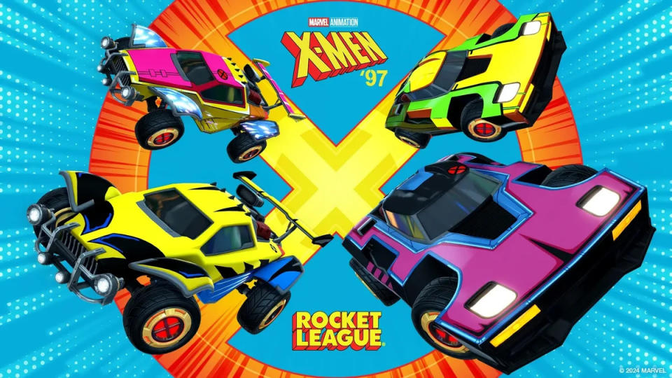 Could X-Men-themed cars be coming to Fortnite Rocket Racing? (Psyonix)