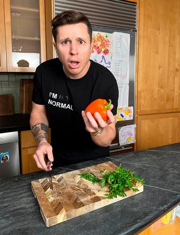 <p>Courtesy Corey B.</p> Corey B Grew His TikTok Following by Cooking with Celeb Guests