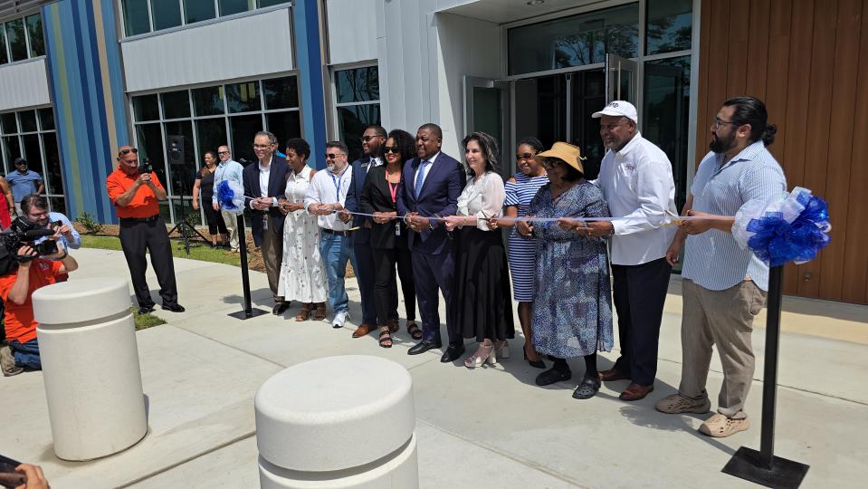 Fayetteville officials held a ribbon-cutting for Senior Center East on Friday, May 3, 2024. The center, which is geared toward residents 55 and older, is located at 917 Washington Dr., off Murchison Road near Fayetteville State University.