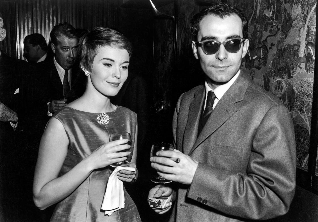 Jean Seberg And Jean-Luc Godard (Keystone-France / Gamma-Rapho via Getty Images)