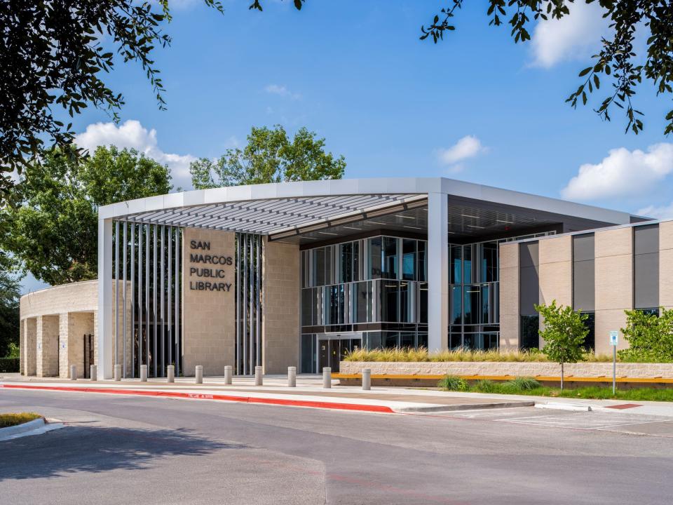 The expansion of the San Marcos Public Library, designed by Dewberry Architects, was completed in May 2021. In all, 28,000 square feet was added to the existing 27,000 square feet. This gave the library the opportunity to accept the Mike Cox Texas Collection.