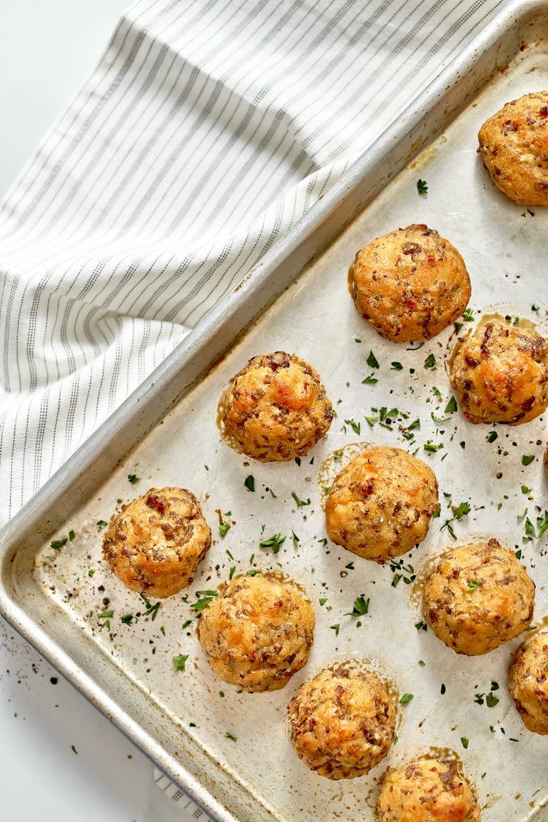 Keto Sausage Puffs