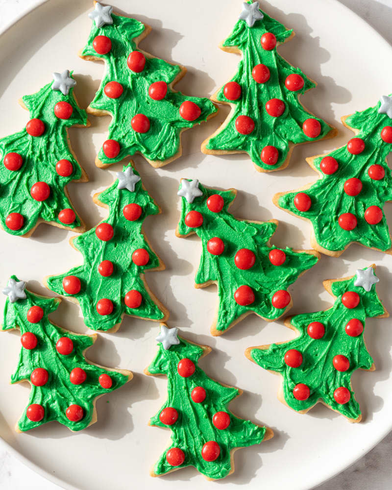 Christmas Tree Cookies 