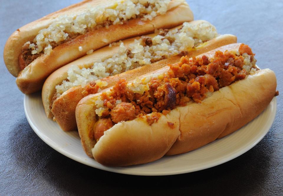 Faneek's hot dogs have been featured on "Phantom Gourmet."