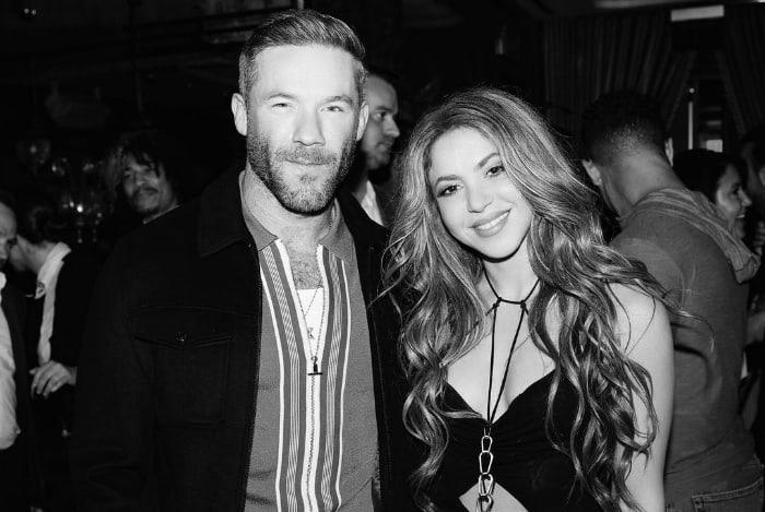 Shakira con Julian Edelman