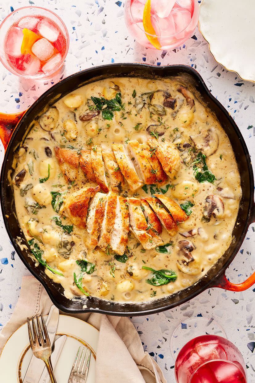 One-Pan Creamy Chicken & Gnocchi