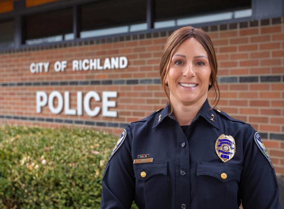 Brigit Clary was promoted to Richland police chief in 2022.