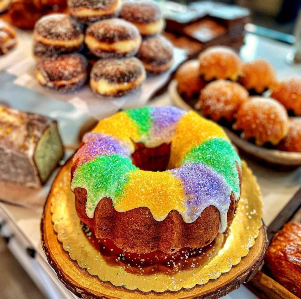 The Baker's Grove will bake up Bundt king cakes for Mardi Gras.