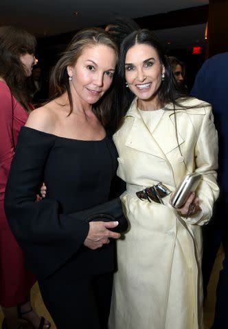 <p>Randy Shropshire/Getty</p> Diane Lane and Demi Moore