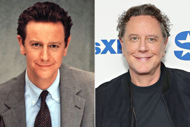 <p>Bruce Talamon/Paramount/Kobal/Shutterstock; Cindy Ord/Getty</p> Judge Reinhold in 1984's Beverly Hills Cop and in 2024