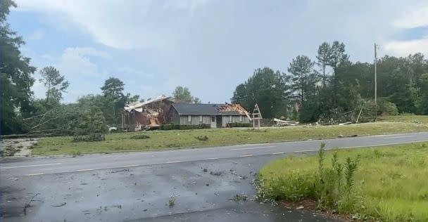 PHOTO: Damage to home in Abbeville, Alabama, June 14, 2023. (Bradley Bedwell)