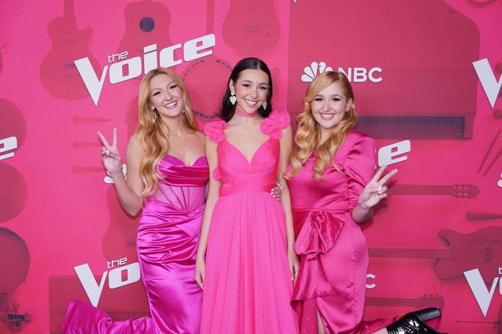 Madi, Ana and Bella Heichel, known as Sorellé , finished fourth in the season finale of on NBC's "The Voice" Tuesday night.