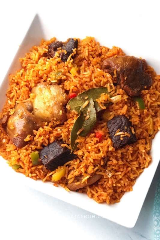 <p>Nkechi Ajaeroh</p><p>Insanely delicious party-style Basmati Jollof Rice is the perfect side dish for any occasion. The fusion of basmati rice with tomatoes, peppers, onions, garlic, curry, thyme, bay leaves and other herbs/spices makes this party Jollof absolutely flavorful and tasty! The best part about making Basmati Jollof Rice is that it takes no time to cook.</p><p><strong>Get the recipe: <a href="https://nkechiajaeroh.com/recipes/nigerian-food/nigerian-basmati-jollof-rice-recipe/" rel="nofollow noopener" target="_blank" data-ylk="slk:Party-Style Nigerian Basmati Jollof Rice;elm:context_link;itc:0;sec:content-canvas" class="link rapid-noclick-resp">Party-Style Nigerian Basmati Jollof Rice</a></strong></p>