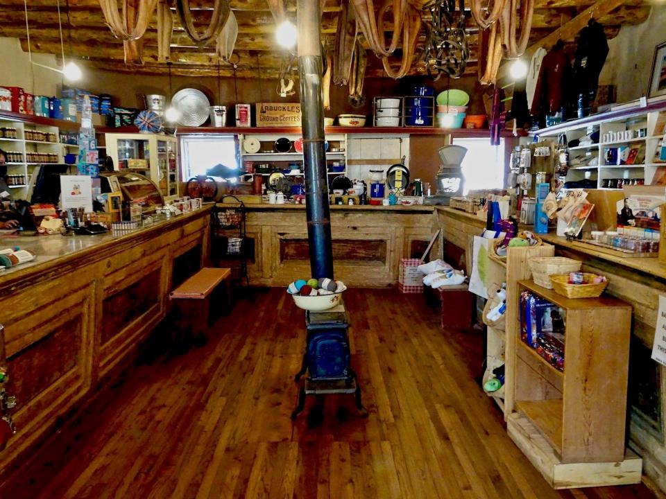 The store, or bullpen, at Hubbell Trading Post National Historic Site in Ganado, Arizona, has changed very little over the past century.