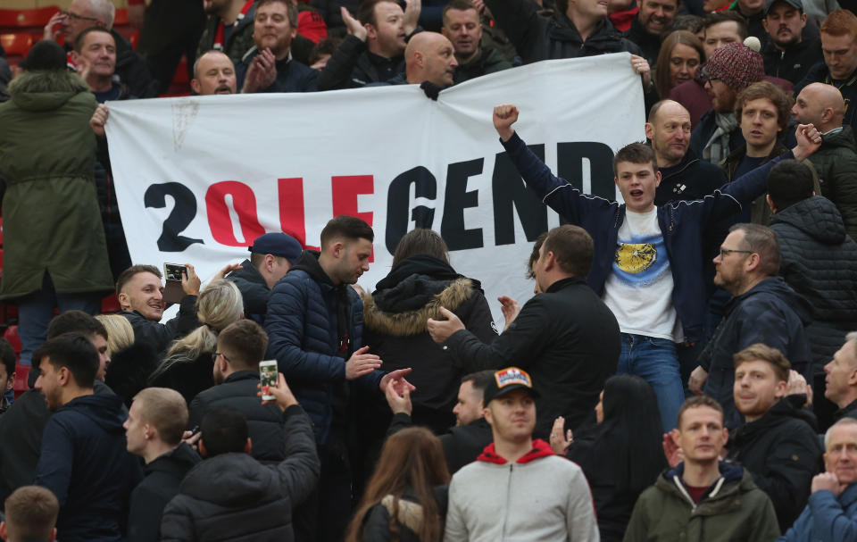 Manchester `United fans are angry at Arsenal for reducing their allocation for the FA Cup fourth round tie at the Emirates