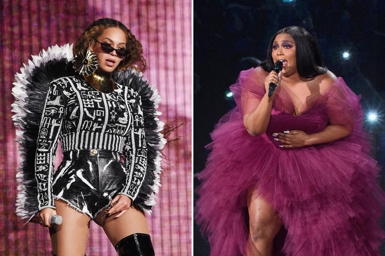 beyonce-and-lizzo-changing-lyrics - Credit: Kevin Mazur/Getty Images; Image Group LA/Getty Images