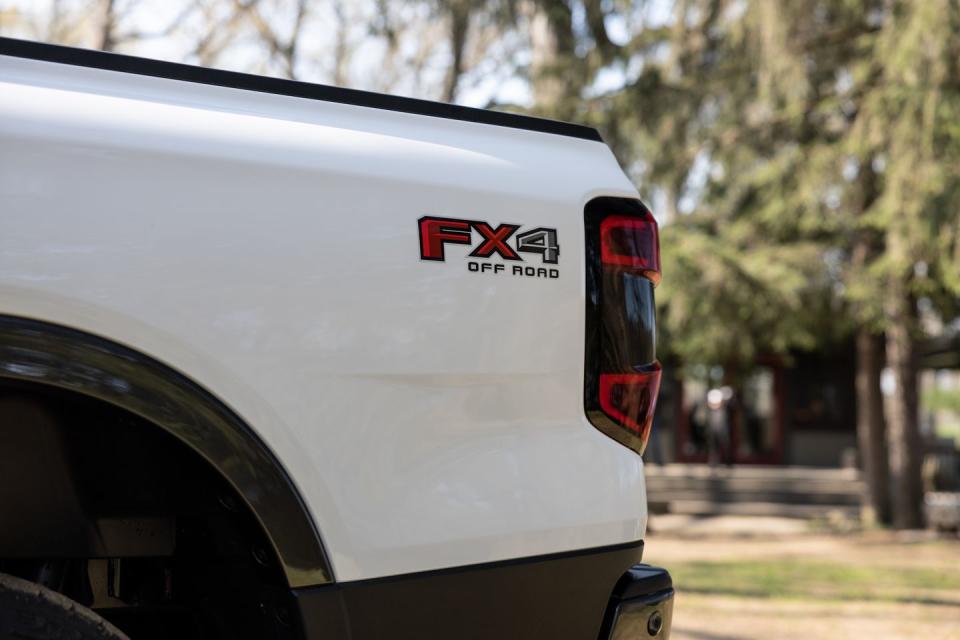 2024 ford ranger staged outside near the woods near dexter, michigan