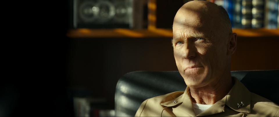 Ed Harris plays "Cain" in "Top Gun: Maverick."