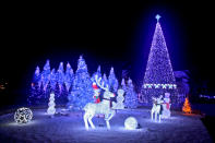 Snowland inside the Christmas Village in the Tropics at the Singapore Flyer.