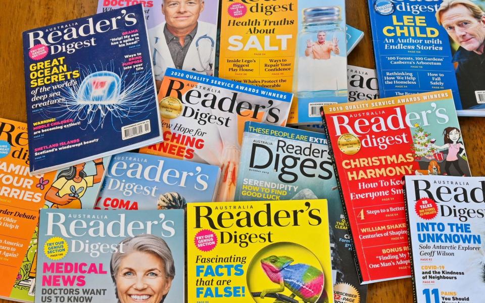 From Lee Child to aching knees, Reader's Digest always had an eclectic mix of content to offer its readers
