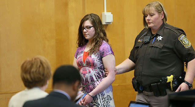 Anissa Weier during a court appearance in February. Source: AP Images