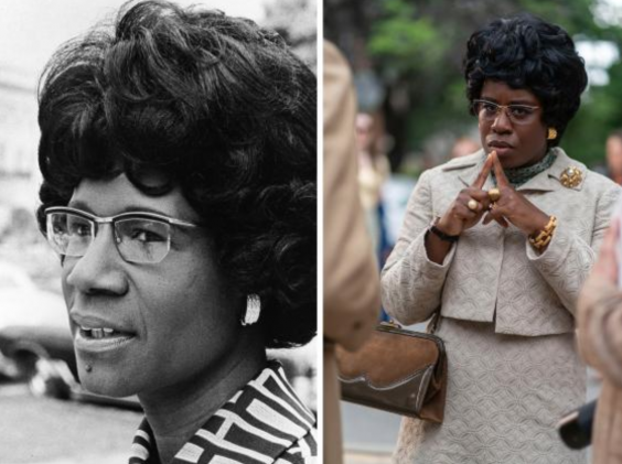 Shirley Chisholm is played by Uzo Aduba in Mrs America ((Getty) )