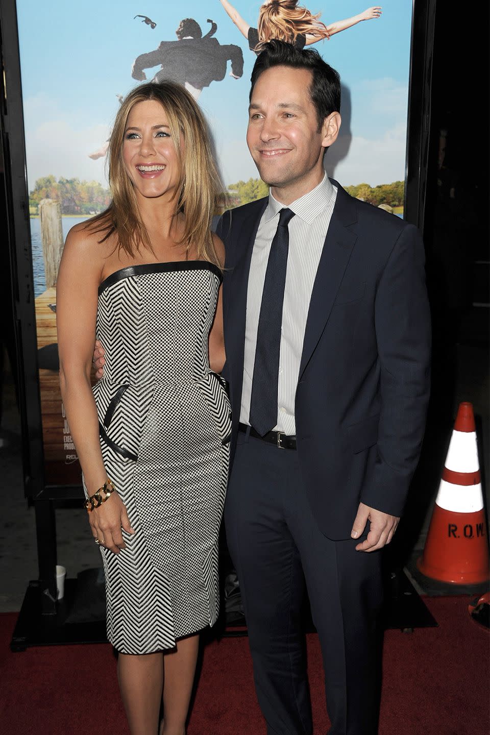 Jennifer Aniston and Paul Rudd