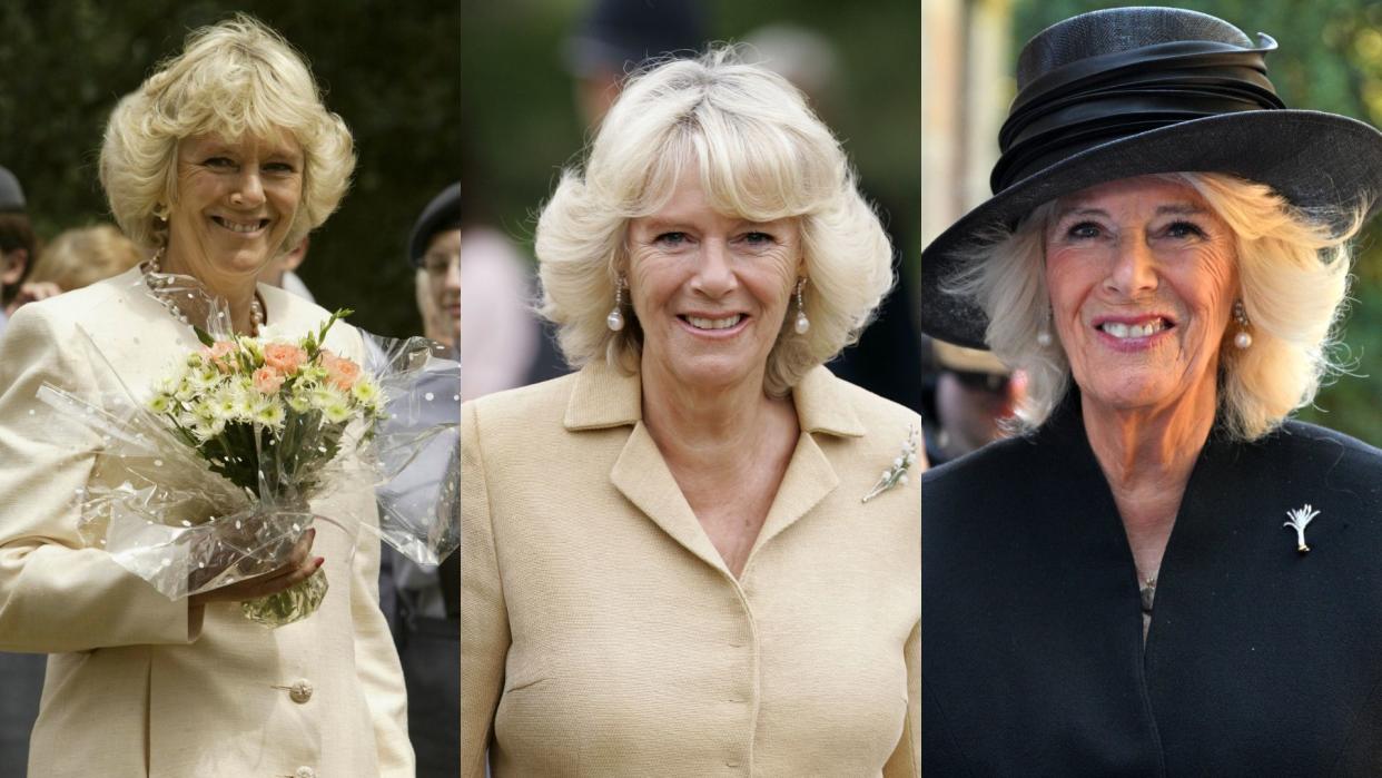  Camilla Parker Bowles throughout the years. 