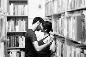 kissing in library