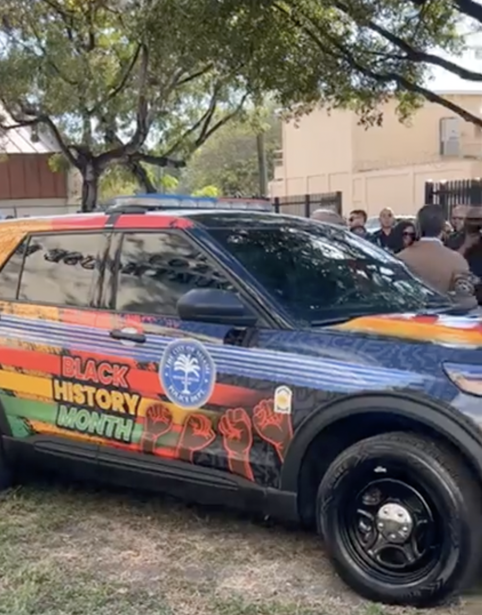 Miami police and the city were criticized after a cruiser with a 