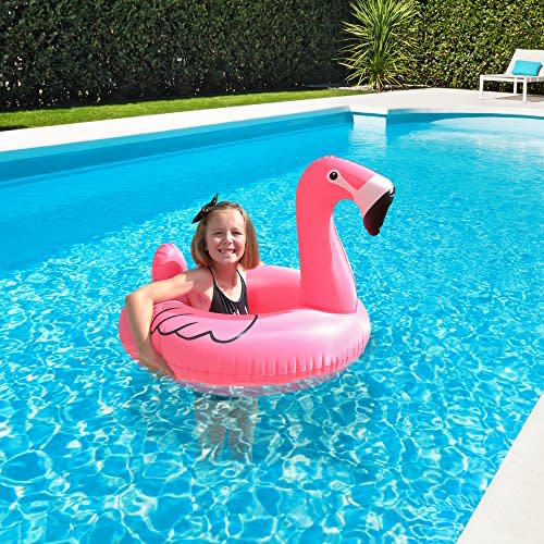 GoFloats Flamingo Jr Pool Float Party Tube (Amazon / Amazon)