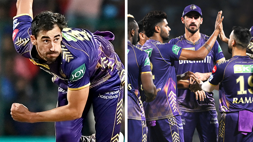 Aussie quick Mitchell Starc (pictured) has received the backing of the Kolkata Knight Riders CEO after the franchise has come under fire after his purchase for $4.4 million in the IPL. (Getty Images)